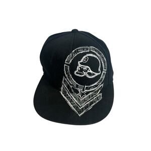 vintage metal mulisha black skull flex fit hat Size S/M